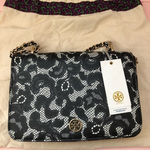 New Tory Burch Robinson Printed shoulder bag